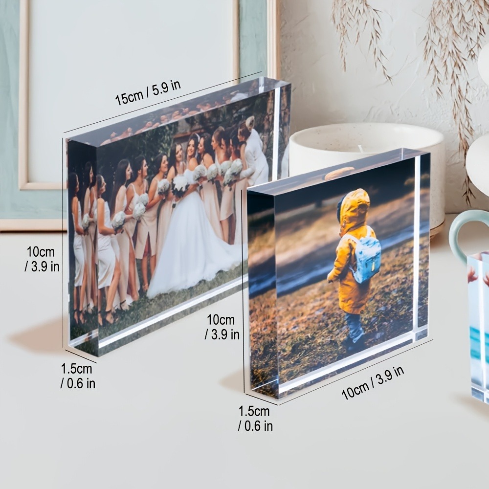 맞춤형 3D 아크릴 사진 블록 - 사진 디자인 가능,  - Photographic Memory 리뷰 및 가격