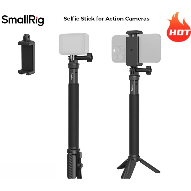 스마트폰 클램프가 있는 액션 카메라용 스몰리그 셀카봉( - Camera Wrist Strap 리뷰 및 가격